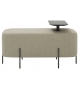 Elephant Sancal Pouf with Tray