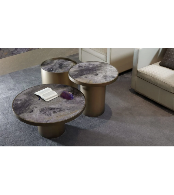 Tau 40 Steel Reflex Angelo Table D'Appoint