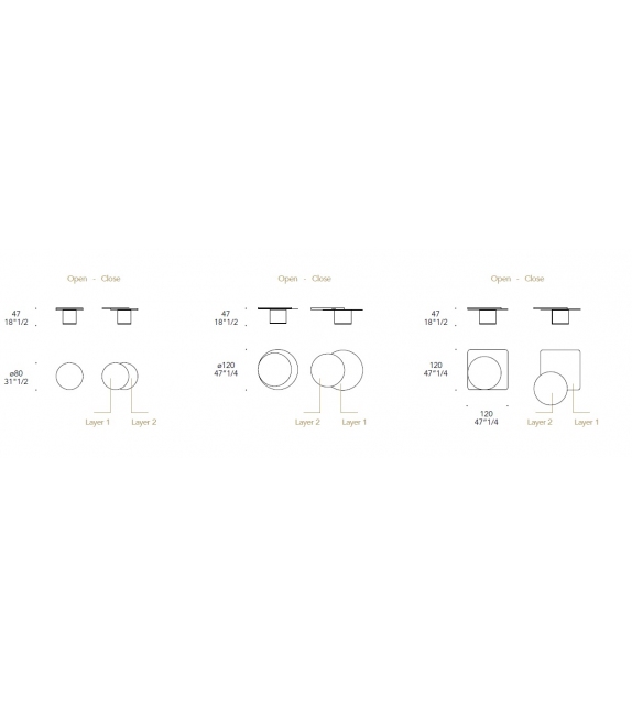 Tau 40 Steel Move Reflex Angelo Table D'Appoint