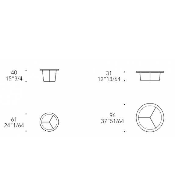 Zeno Reflex Angelo Side Table