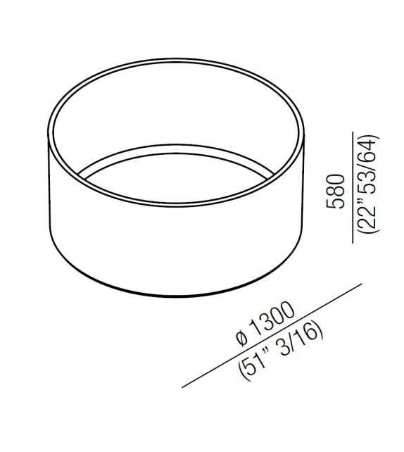 In-Out Agape Badewanne aus Beton