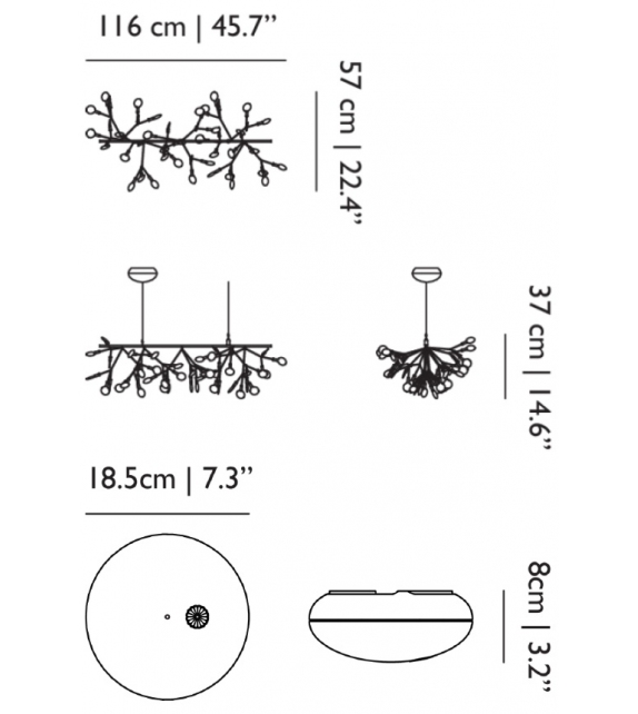 Heracleum III Endless Suspended Lamp Moooi