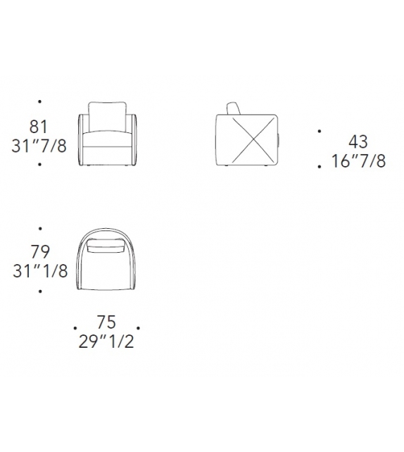 Aura Poltrona Reflex Angelo Fauteuil