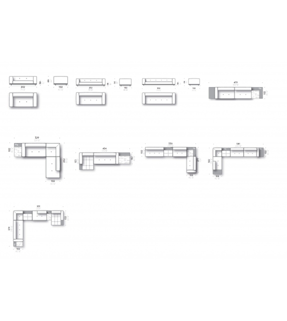 De Padova Erei Zone Sofa