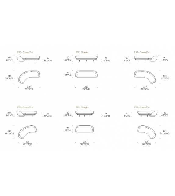 Segno Lounge Sofa Reflex Angelo