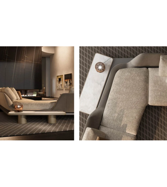 Segno Sofa Chaise Longue Reflex Angelo Canapé