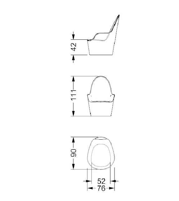 Swan Armchair Reflex Angelo