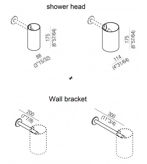 Square Agape Shower Head