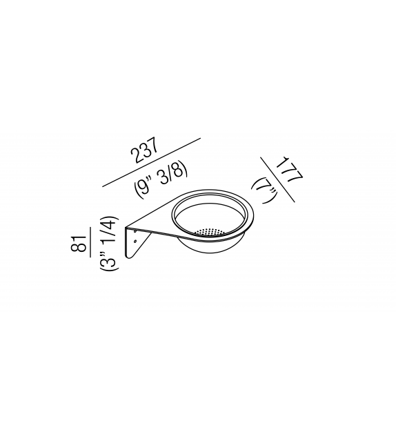 Al Dente Agape Soffione per Doccia