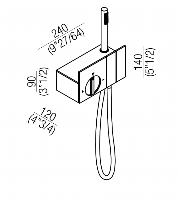 Sen Agape Floor Mixer Tap