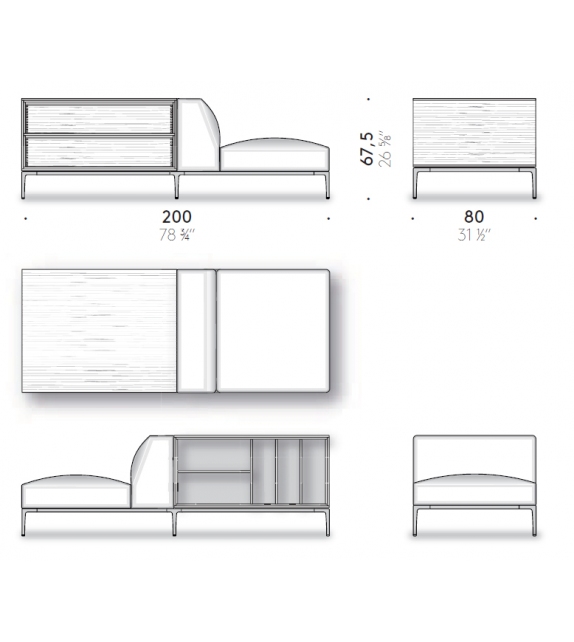 Combi Cabinet DePadova Mueble Contenedor