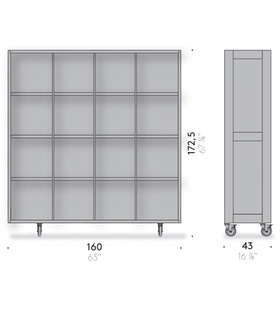 Combi Open Unit DePadova Mueble Contenedor