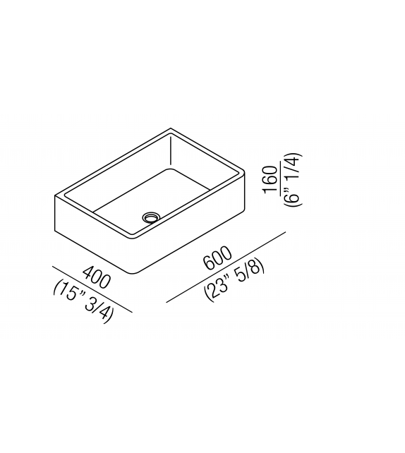 Carrara Agape Countertop Washbasin