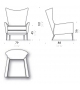 Wingback DePadova Armchair