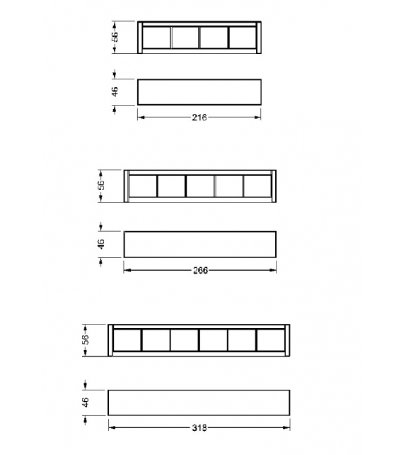 Avantgarde Credenza Low Reflex Angelo
