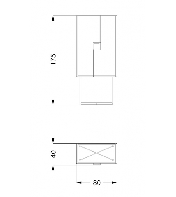 Musa Mueble Contenedor Reflex Angelo