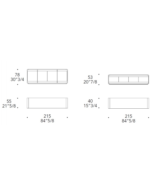 Oh Credenza Reflex Angelo