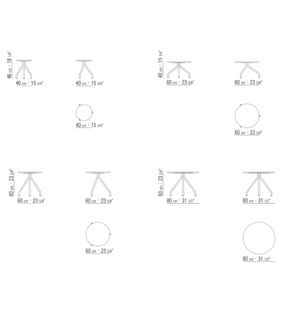 Academy Outdoor Flexform Couchtisch