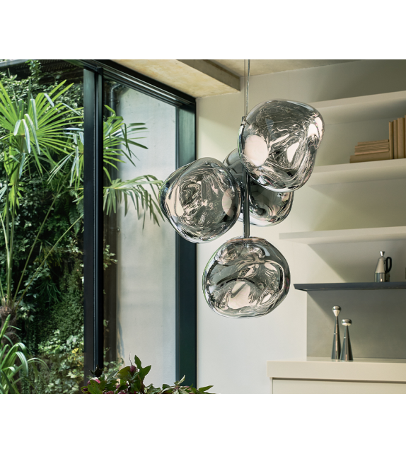 Ready for shipping - Melt Mini Tom Dixon Chandelier