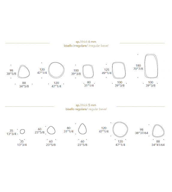 Seventy Spiegel Reflex Angelo