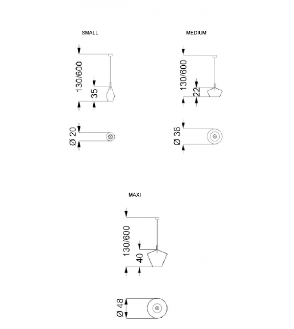 24 Gradi Suspension Lamp Reflex Angelo