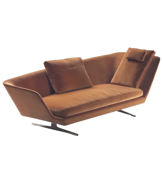 Zeus Oblique Backrest Sofa Flexform