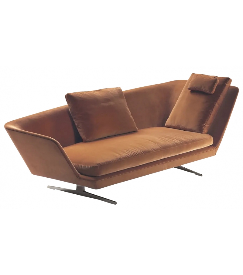 Zeus Oblique Backrest Sofa Flexform