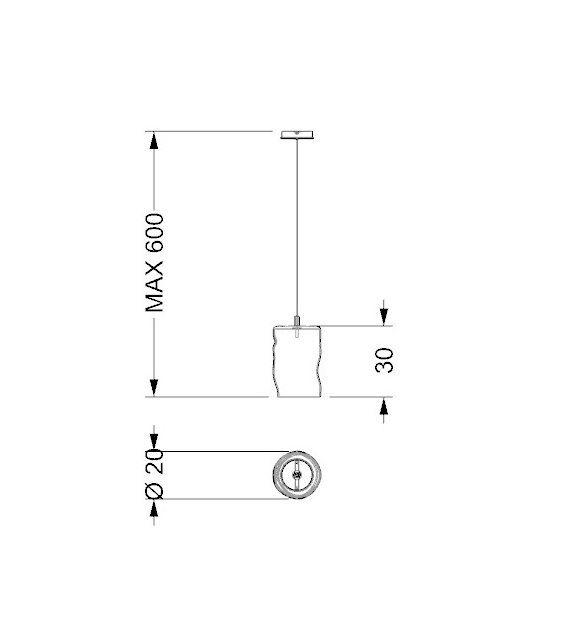 Dandolo Suspension Lamp Reflex Angelo
