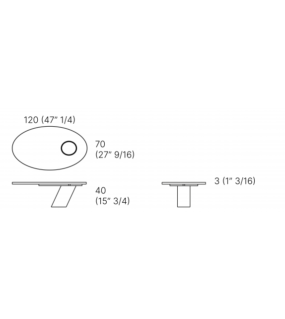 Eccentrico Agapecasa Table Basse