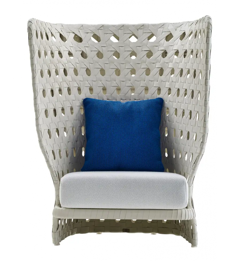 Canasta B&B Italia Outdoor Faueuil Avec Dossier Haut