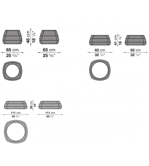 Canasta ’13 B&B Italia Outdoor Beistelltisch