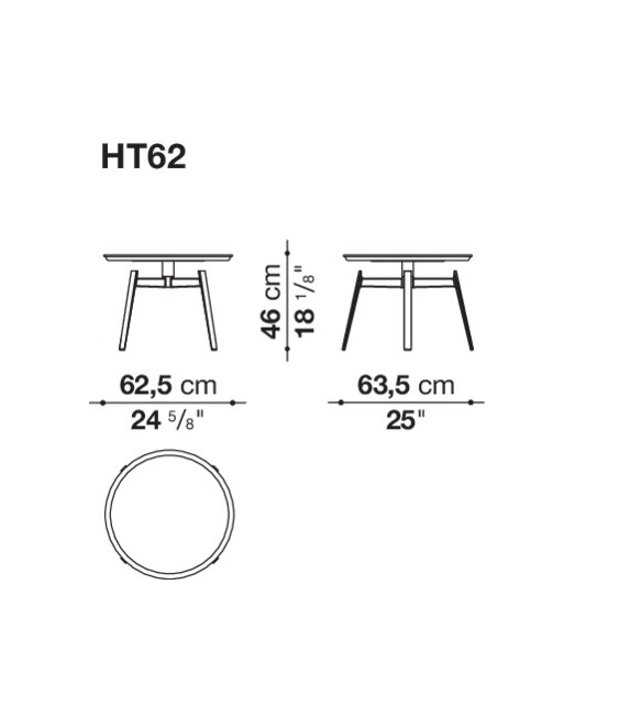 Husk B&B Italia Tavolino