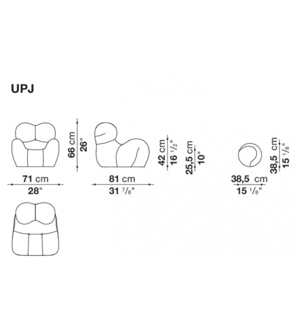 Up Junior B&B Italia Sessel