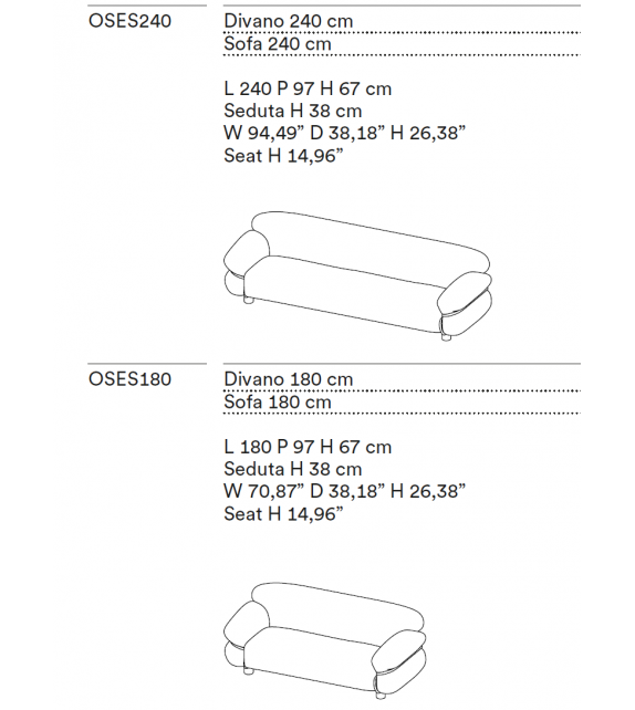 Sesann Tacchini Sofa