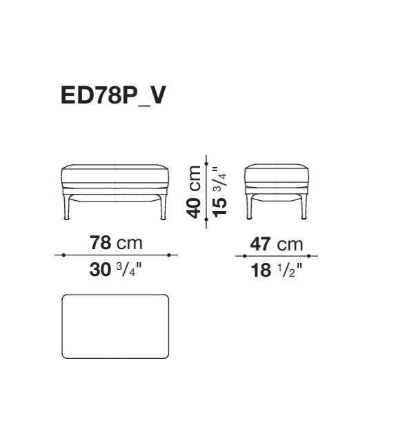 Édouard Pouf B&B Italia