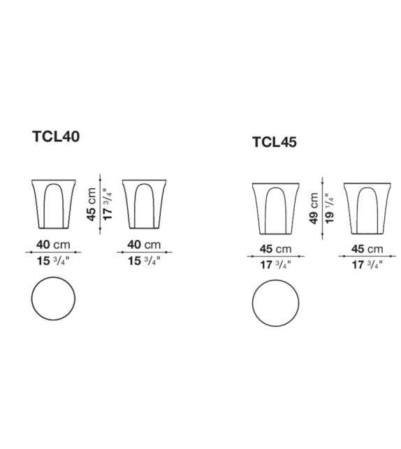 Colosseo B&B Italia Side Table