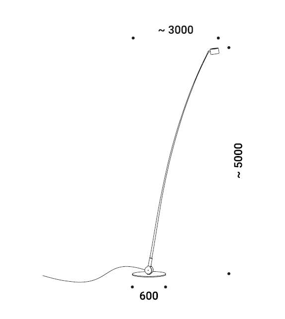 Sampei XXL Outdoor Davide Groppi Lampadaire