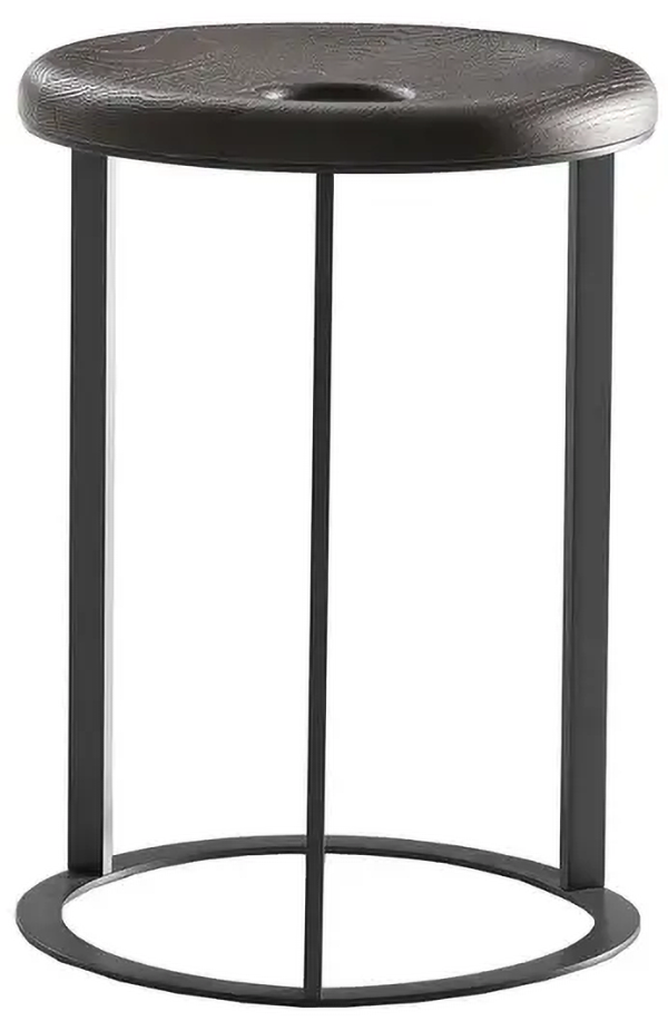 Mera B&B Italia Side Table with Top in Oak - Miliashop