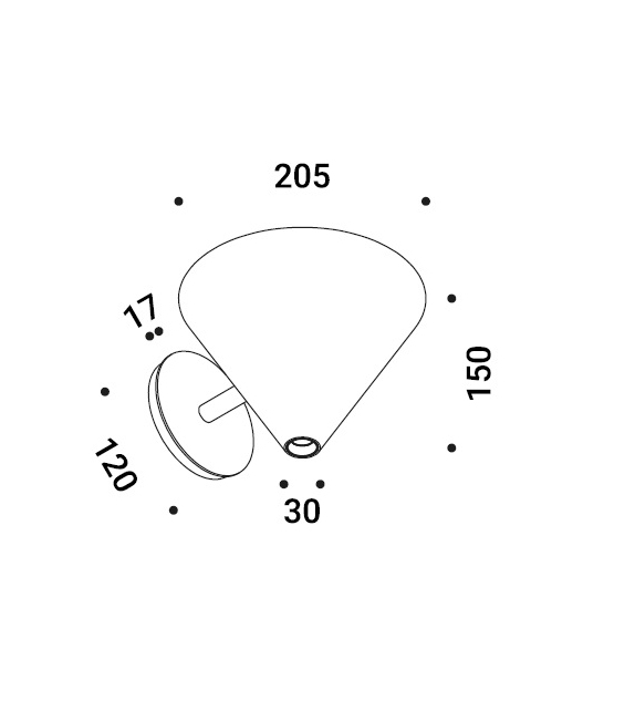 Viceversa Davide Groppi Wandleuchte