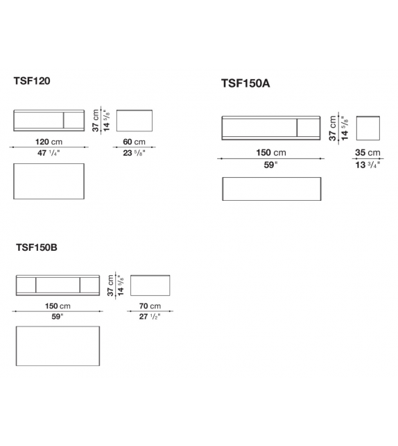 Surface Table Basse B&B Italia