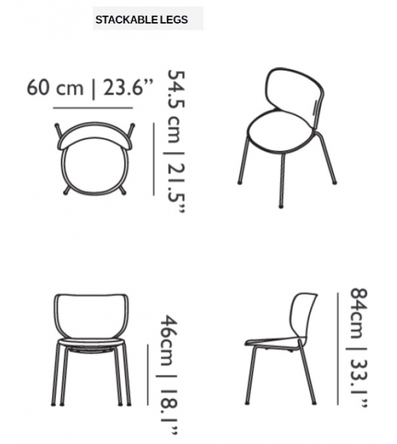 Hana Chair Upholstered Moooi Stuhl