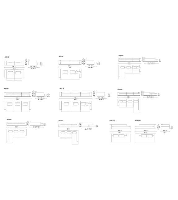 B&B Italia Andy '13 Sofa
