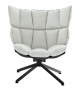 Husk B&B Italia Armchair with Aluminium Base