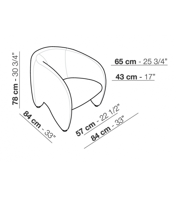 Yuzu Arflex Poltrona