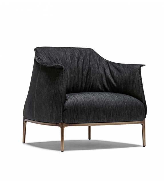 Archibald Denim Edition Poltrona Frau Fauteuil