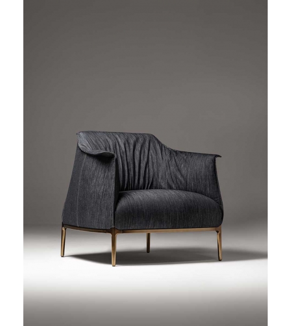 Archibald Denim Edition Poltrona Frau Fauteuil