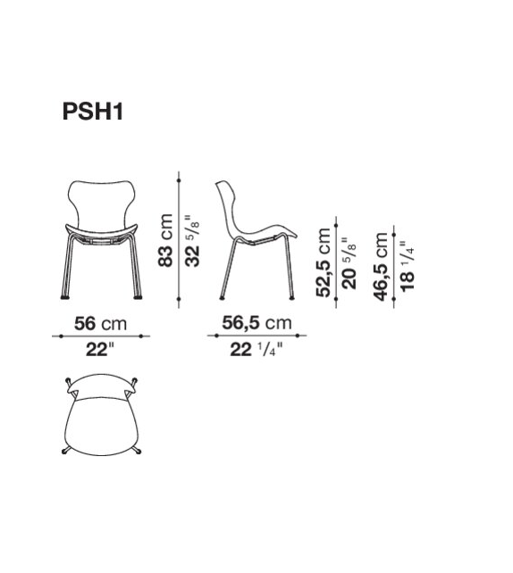 Papilio Shell B&B Italia Chaise