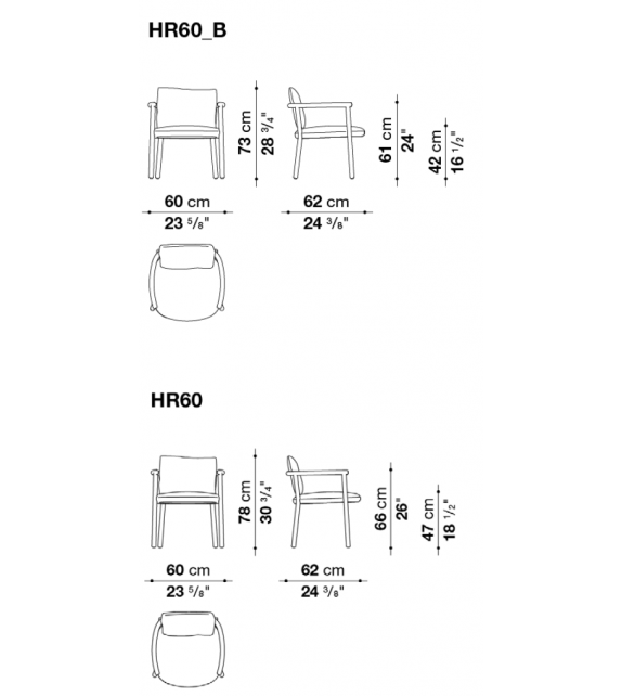 Heri O' B&B Italia Chaise