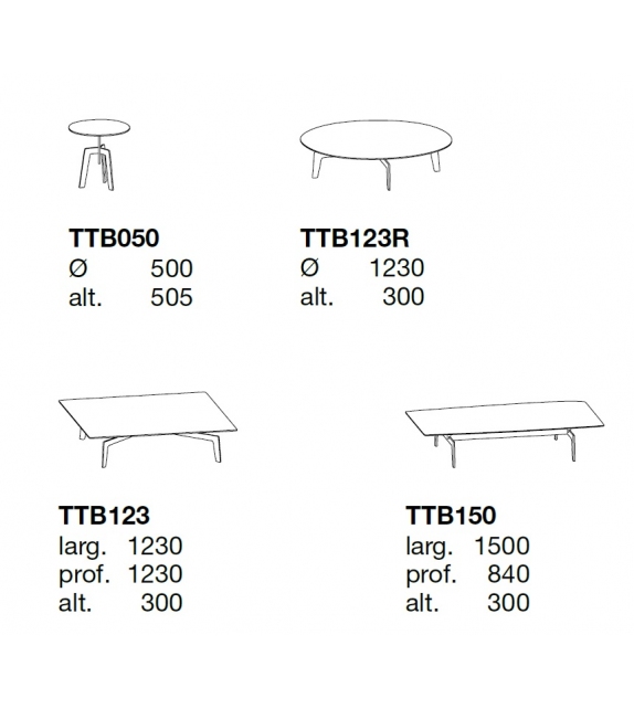 Tribeca Table Basse Poliform