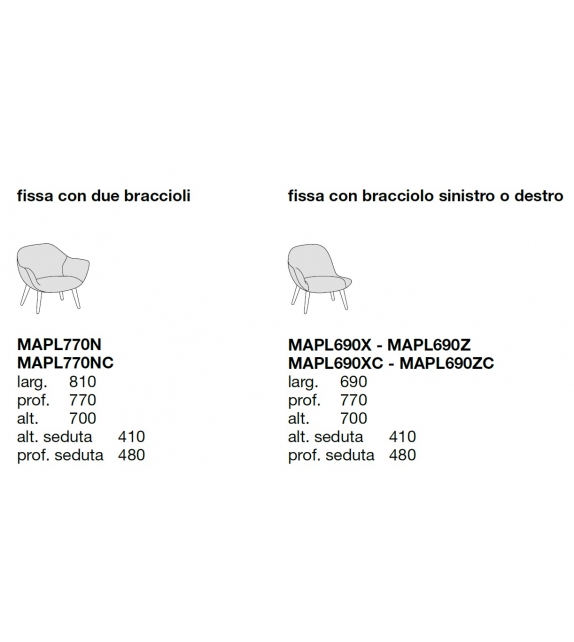 Mad Chair Poltrona Poliform